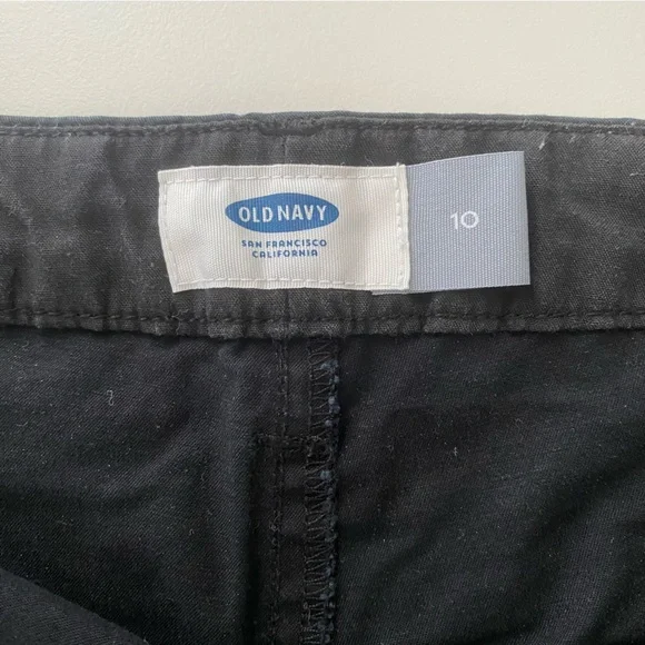 Old Navy Black Chino Shorts Size 10 - Picture 10 of 11